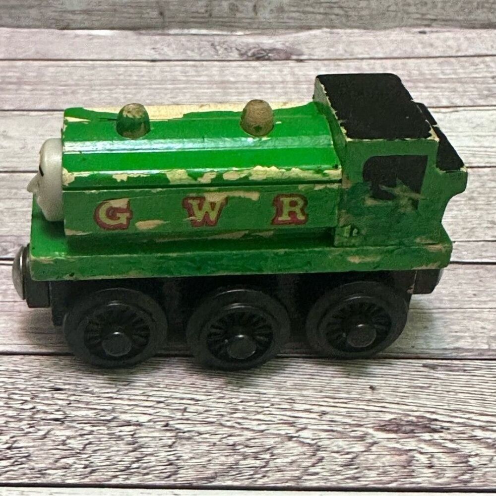 Thomas & Friends Railway wooden Duck GWR #8 Green Train Engine - Picture 7 of 8